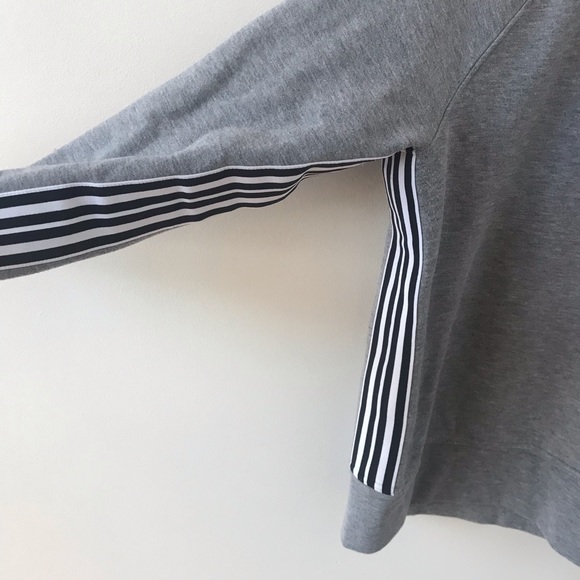 Avia gray sweatshirt with black and white stripes - Picture 3 of 8